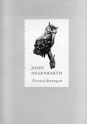 HEGENBARTH, Josef  Tierzeichnungen. 