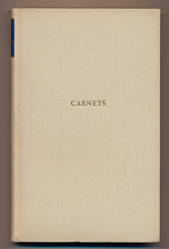 SAINT-ÉXUPERY, Antoine de  Carnets. Dt. von Oswalt v. Nostitz.  