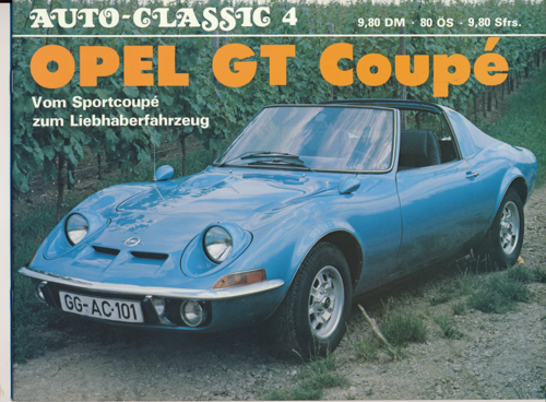 KLERSY, H.J.  Opel GT Coupé. Vom Sportcoupè zum Liebhaberfahrzeug. 