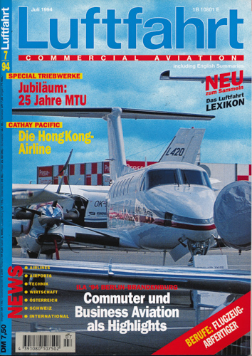   Luftfahrt Commercial Aviation. hier: Heft 7/1994. 