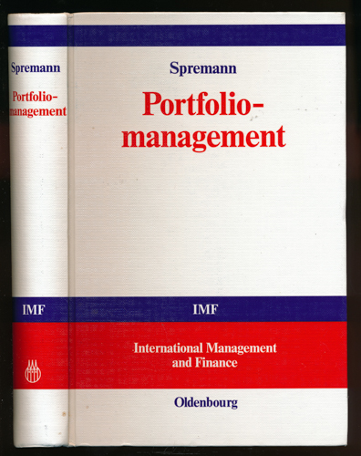 SPREMANN, Klaus  Portfoliomanagement. 