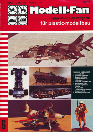   Modell-Fan. internationales magazin für plastic-modellbau. hier: Heft 6/1979. 