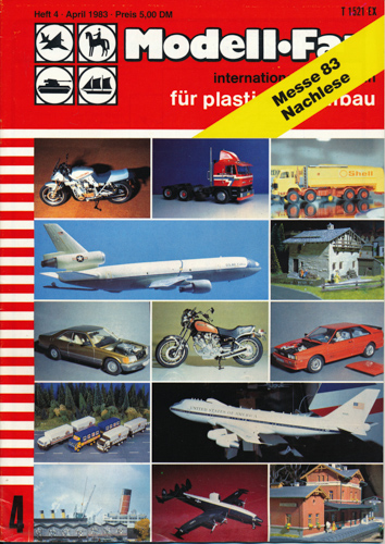   Modell-Fan. internationales magazin für plastic-modellbau. hier: Heft 4/1983. 