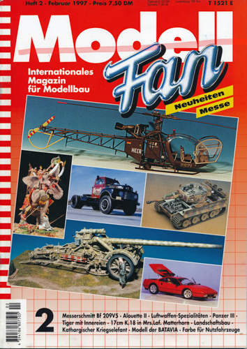   Modell-Fan. internationales Magazin für Modellbau. hier: Heft 2/1997. 