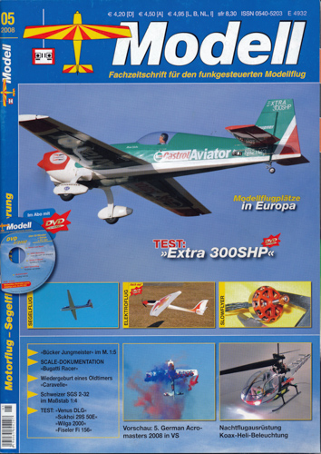   Modell. Fachzeitschrift für den funkgesteuerten Modellflug. hier: Heft 5/2008. 