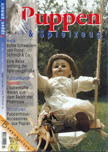   Puppen & Spielzeug. Internationales Sammlermagazin. hier: Heft 7/Oktober 2000 (25. Jahrgang). 