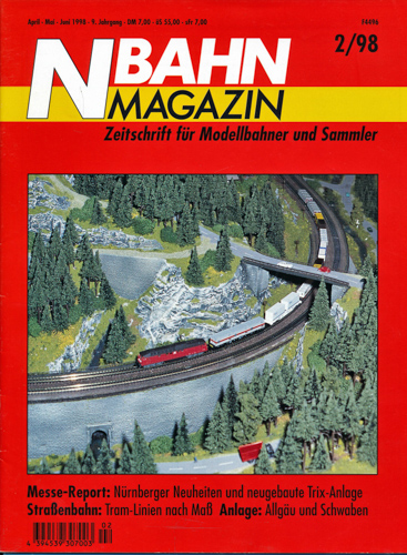   NBahn Magazin Heft 2/98: Messe-Report: Nürnberger Neuheiten und neugebaute Trix-Anlage u.a.. 