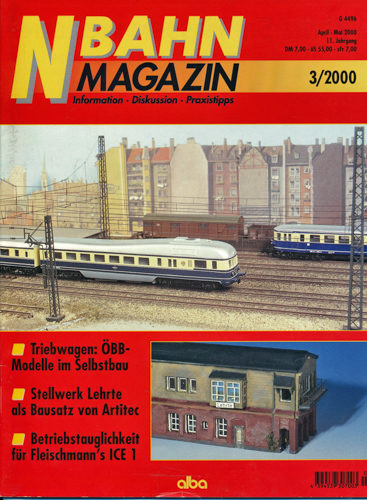   NBahn Magazin Heft 3/2000: Triebwagen: ÖBB-Modelle im Selbstbau u.a.. 