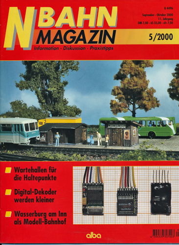  NBahn Magazin Heft 5/2000: Wartehallen für die Haltepunkte u.a.. 