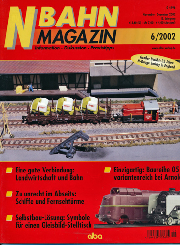   NBahn Magazin Heft 6/2002:Eine gute Verbindung: Landwirtschaft und Bahn u.a.. 