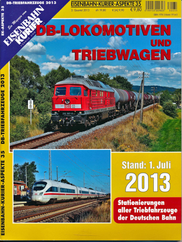   Eisenbahn Kurier Aspekte Heft 35: DB-Lokomotiven und Triebwagen. Stand: 1. Juli 2013. 