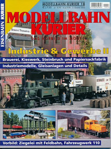   Eisenbahn Kurier Modellbahn-Kurier Heft 18: Industrie & Gewerbe II. 