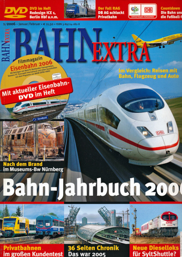   Bahn-Extra Heft 1/2006: Bahn-Jahrbuch 2006 (mit DVD!). 