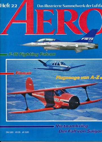   AERO. Das illustrierte Sammelwerk der Luftfahrt. hier: Heft 22. 