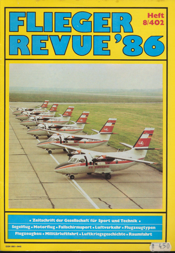  Flieger Revue '86. hier: Heft 8/402. 