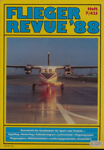   Flieger Revue '88. hier: Heft 7/425. 
