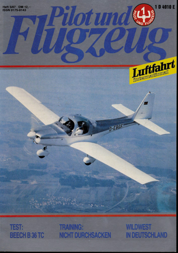   Pilot und Flugzeug. Luftfahrt International. hier: Heft 5/87. 