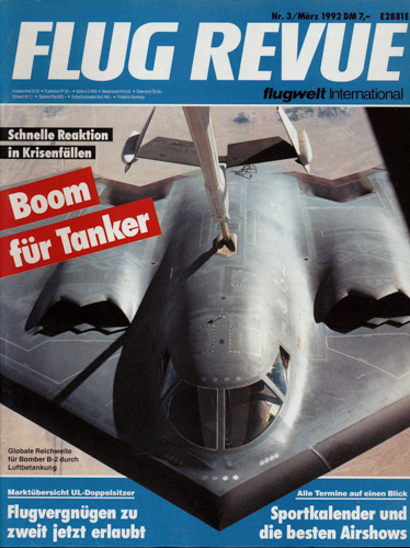   Flug Revue. Flugwelt International. hier: Heft 3/92. 