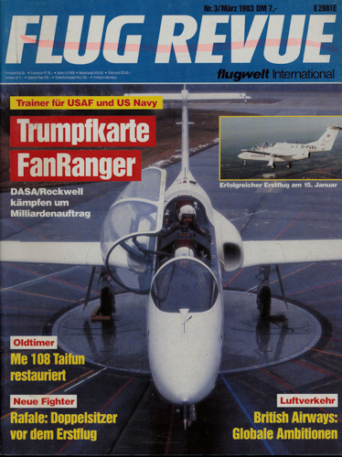  Flug Revue. Flugwelt International. hier: Heft 3/93. 