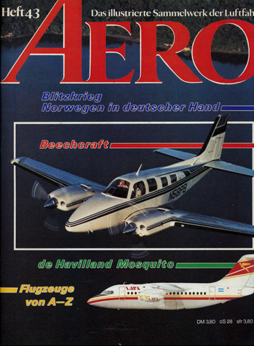   AERO. Das illustrierte Sammelwerk der Luftfahrt. hier: Heft 43. 