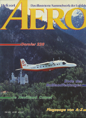   AERO. Das illustrierte Sammelwerk der Luftfahrt. hier: Heft 104. 