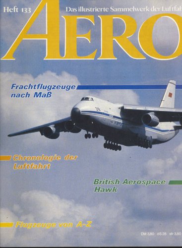   AERO. Das illustrierte Sammelwerk der Luftfahrt. hier: Heft 133. 