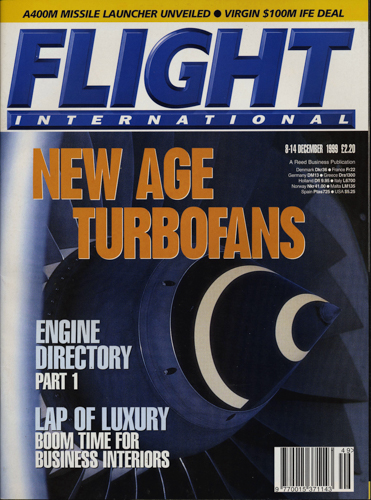   Flight International. A Reed Business Publication. here: 8. - 14. December 1999. 