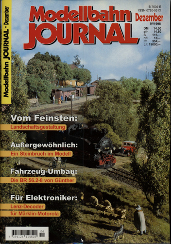   Modellbahn Journal Heft IV/1998 (Dezember 1998). 