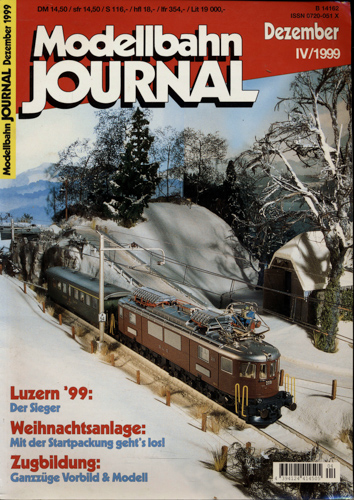   Modellbahn Journal Heft IV/1999 (Dezember 1999). 