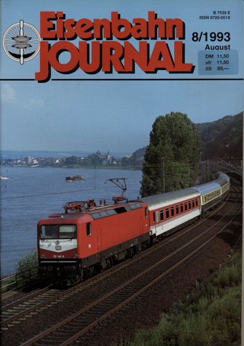   Eisenbahn Journal Heft 8/1993 (August 1993). 