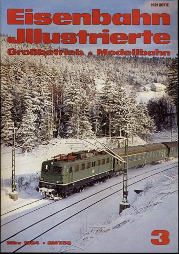   Eisenbahn Illustrierte Großbetrieb   Modellbahn Heft 3/1984 (März 1984). . .  