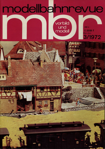   mbr-Modellbahnrevue Heft 3/1972 (Mai-Juni 1972). 