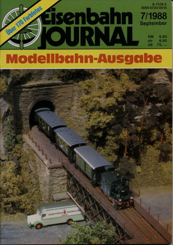   Eisenbahn Journal Heft 7/1988 (September 1988): Modellbahn-Ausgabe. 