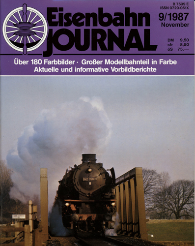   Eisenbahn Journal Heft 9/1987 (November 1987). 
