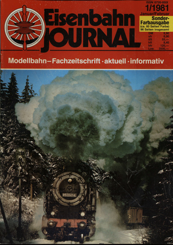   Eisenbahn Journal Heft 1/1981 (Januar/Februar 1981). 