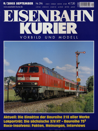   Eisenbahn-Kurier Heft Nr. 396 (9/2005 September). 