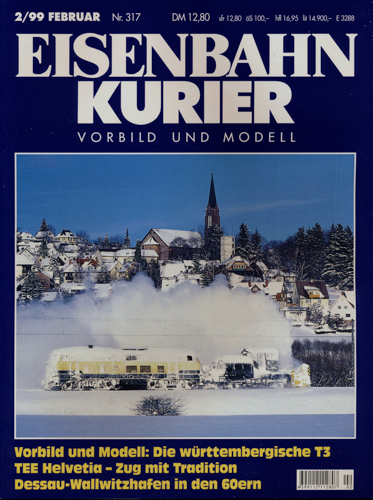   Eisenbahn-Kurier Heft Nr. 317 (2/1999 Februar). 