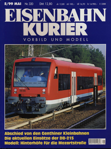   Eisenbahn-Kurier Heft Nr. 320 (5/1999 Mai). 