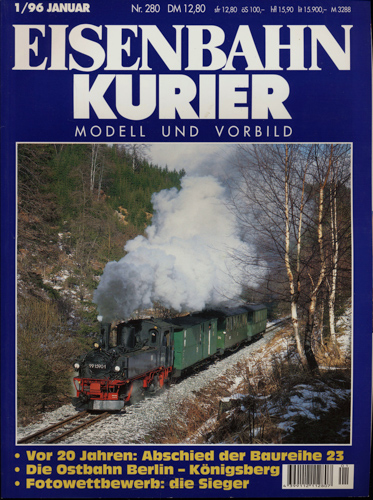   Eisenbahn-Kurier Heft Nr. 280 (1/1996 Januar). 