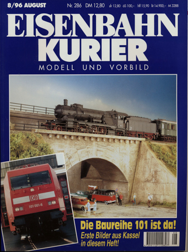   Eisenbahn-Kurier Heft Nr. 287 (8/1996 August). 