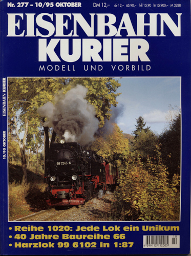   Eisenbahn-Kurier Heft Nr. 277 (10/1995 Oktober). 