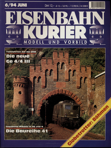   Eisenbahn-Kurier Heft Nr. 6/94 (Juni 1994). 