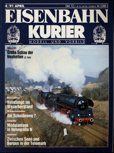   Eisenbahn-Kurier Heft Nr. 4/91 (April 1991). 