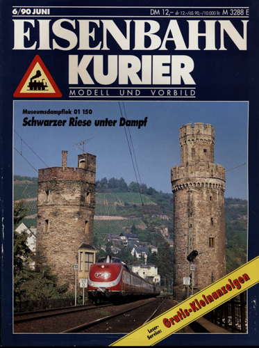   Eisenbahn-Kurier Heft Nr. 6/90 (Juni 1990). 