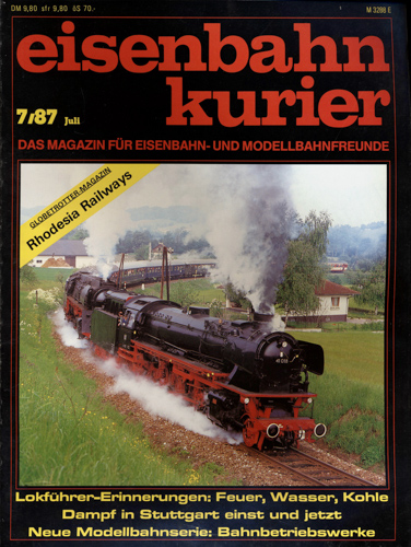   Eisenbahn-Kurier Heft Nr. 7/87 (Juli 1987). 