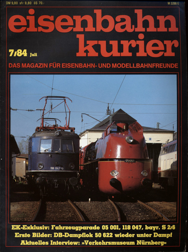   Eisenbahn-Kurier Heft Nr. 7/84 (Juli 1984). 