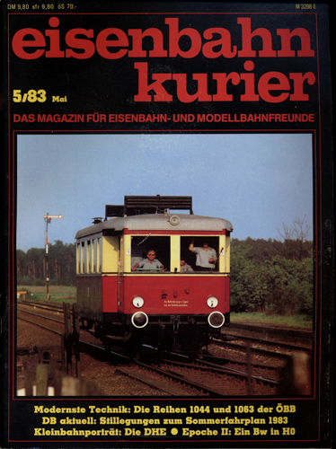   Eisenbahn-Kurier Heft Nr. 5/83 (Mai 1983). 