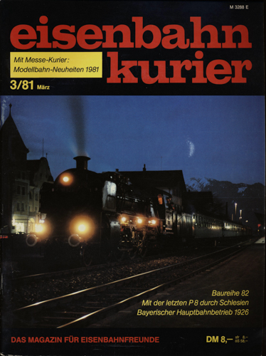   Eisenbahn-Kurier Heft Nr. 3/81 (März 1981). 