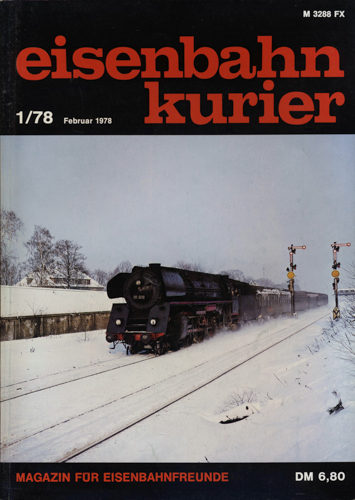   Eisenbahn-Kurier Heft Nr. 1/78 (Januar 1978). 