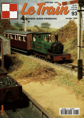   Le Train (supplément: autos miniatures) no. 93 (Janvier 1996). 